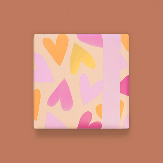 Cadeaupapier Big Hearts 30cm