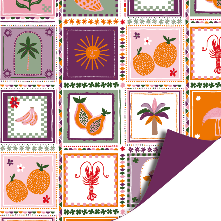 Cadeaupapier Bohemian Summer 70cm