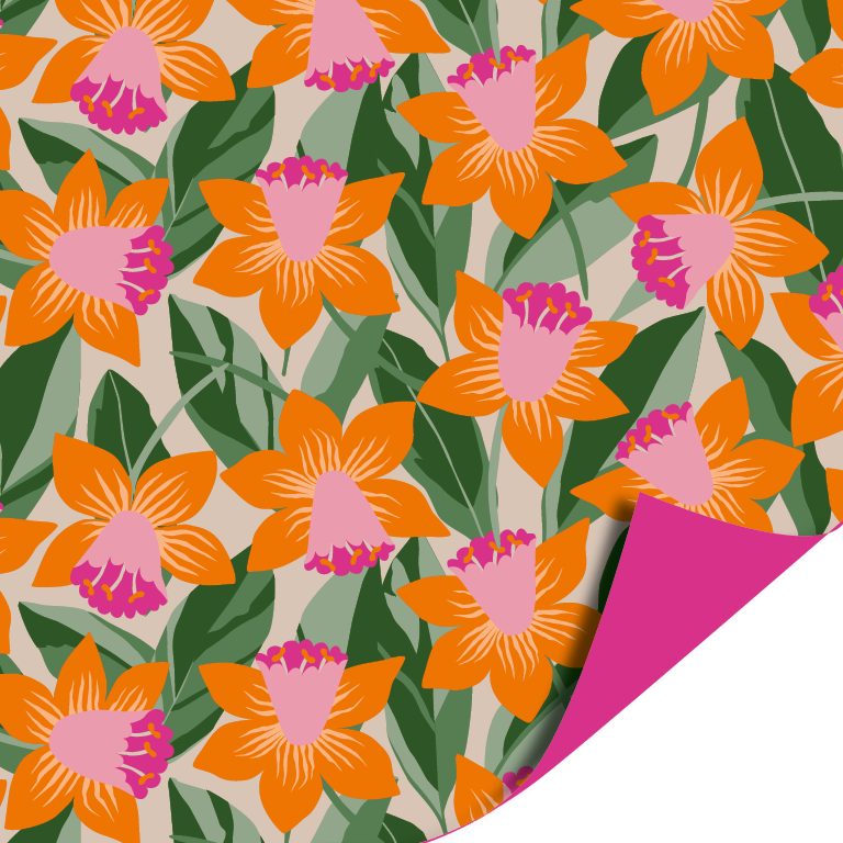 Cadeaupapier Retro Riviera 70cm