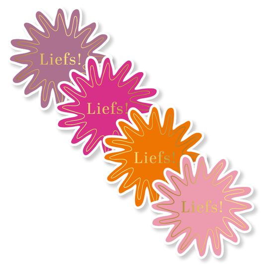 Sticker Liefs 6 stuks