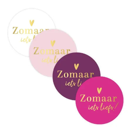 Sticker Zomaar iets liefs 6 stuks