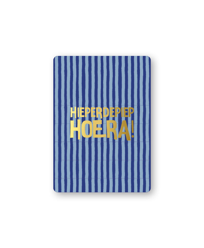 Cadeaukaart a7 Hieperdepiep Hoera
