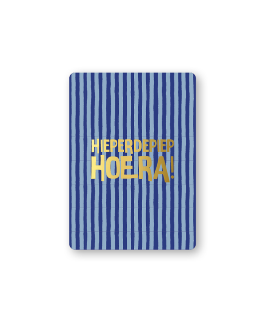 Cadeaukaart a7 Hieperdepiep Hoera