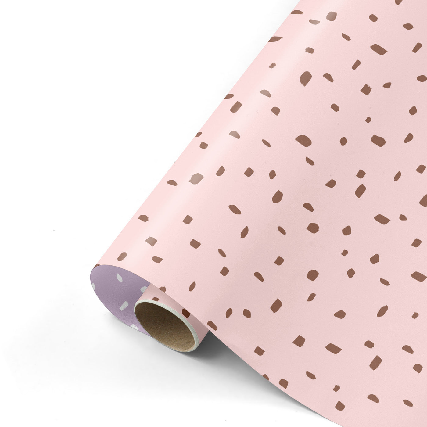 Cadeaupapier Brown dots 50cm