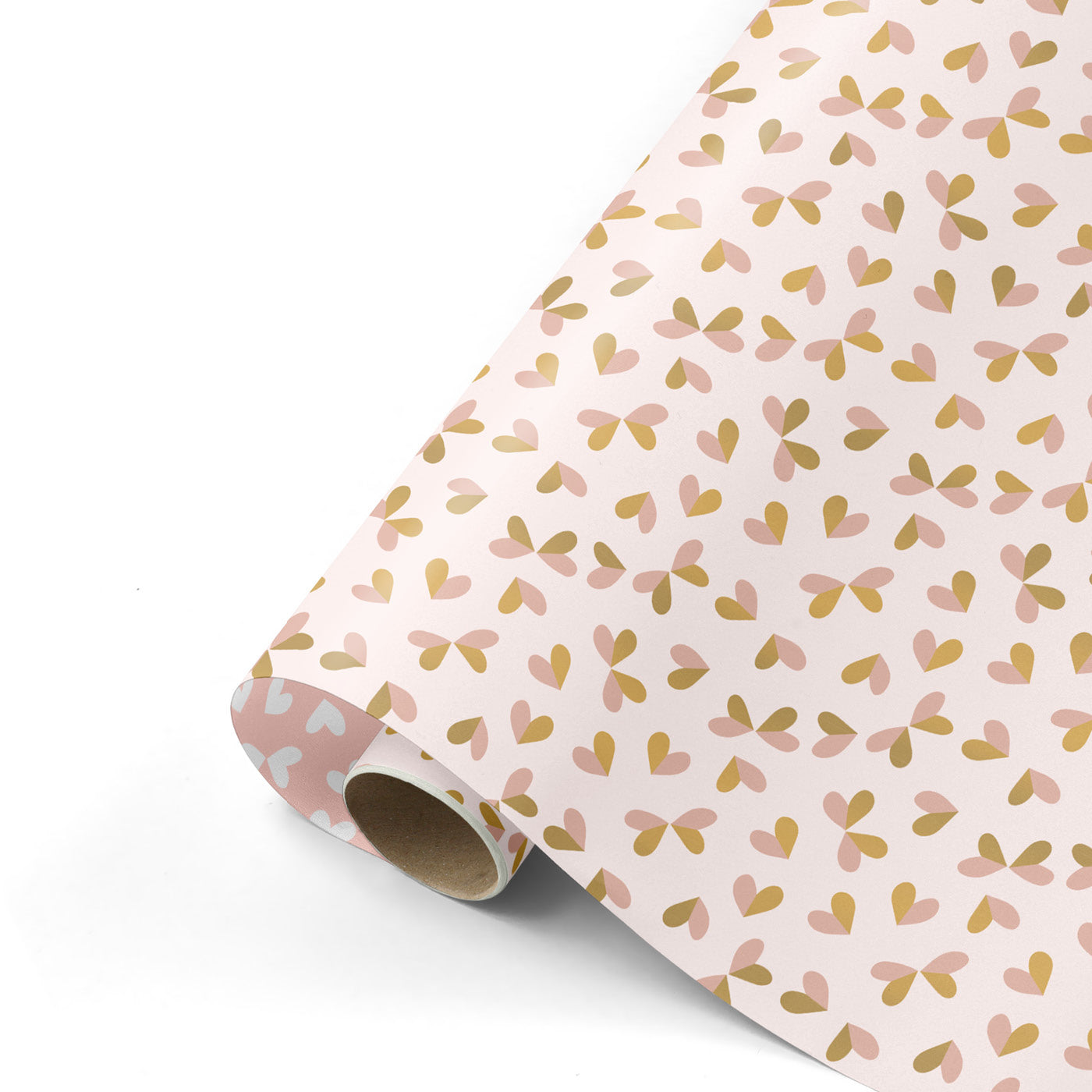 Cadeaupapier Hearts gold 50cm