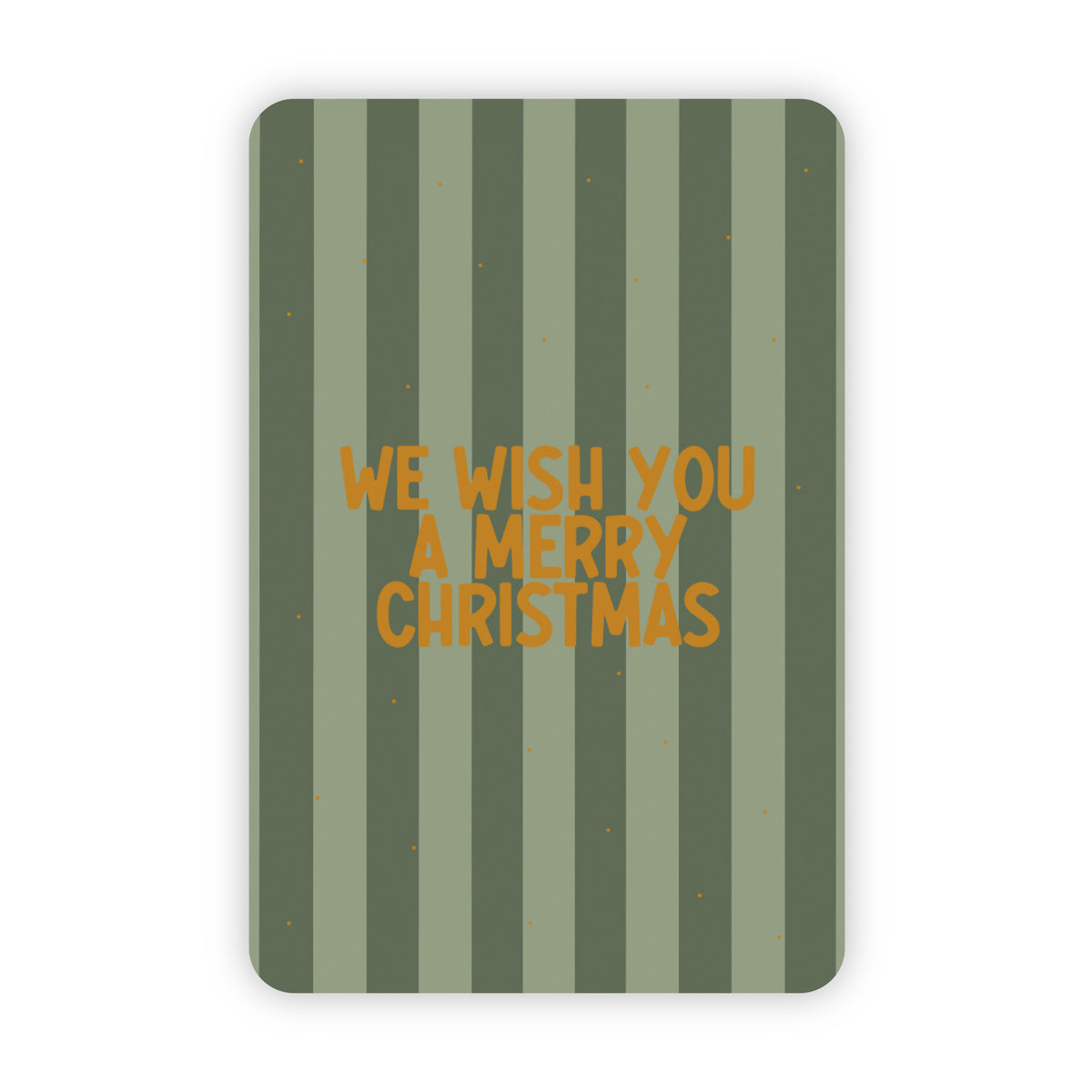 Kerstkaart Goudfolie We Wish You A Merry Christmas