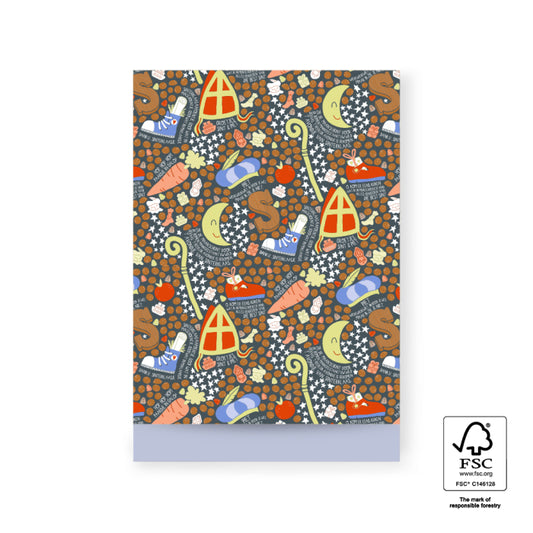 Cadeauzakjes Sint 17x25cm 5 stuks
