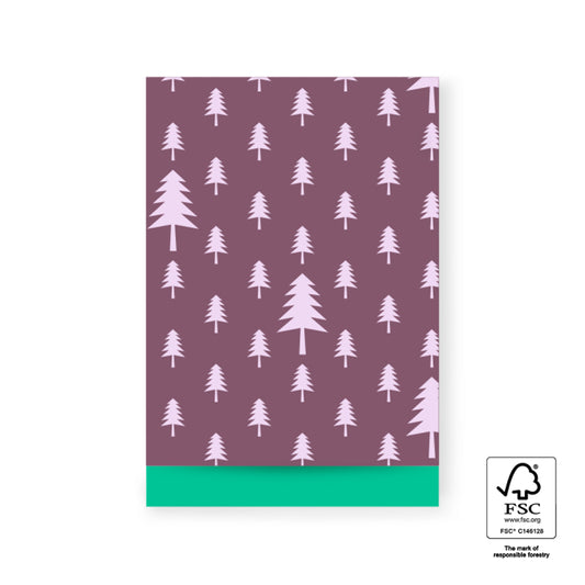 Cadeauzakjes Tree Beet 17x25cm 5 stuks
