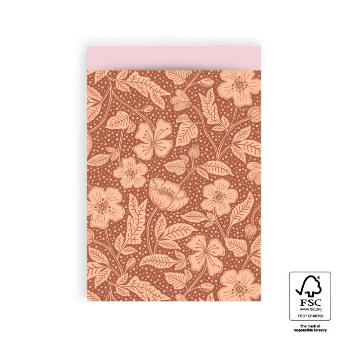 Cadeauzakjes Bloemen 17x25cm 5 stuks
