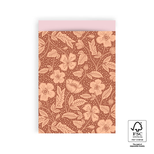 Cadeauzakjes Bloemen 17x25cm 5 stuks