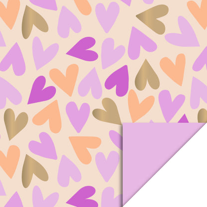 Cadeaupapier Big Hearts 30cm