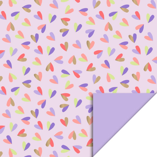 Cadeaupapier Hearts Duo 70cm